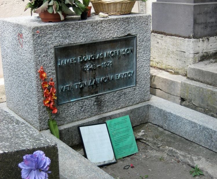 Grab von Jim Morrison in Paris 2009